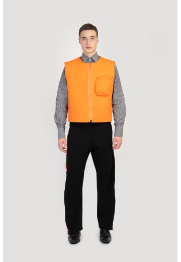 Gilet utilitaire orange